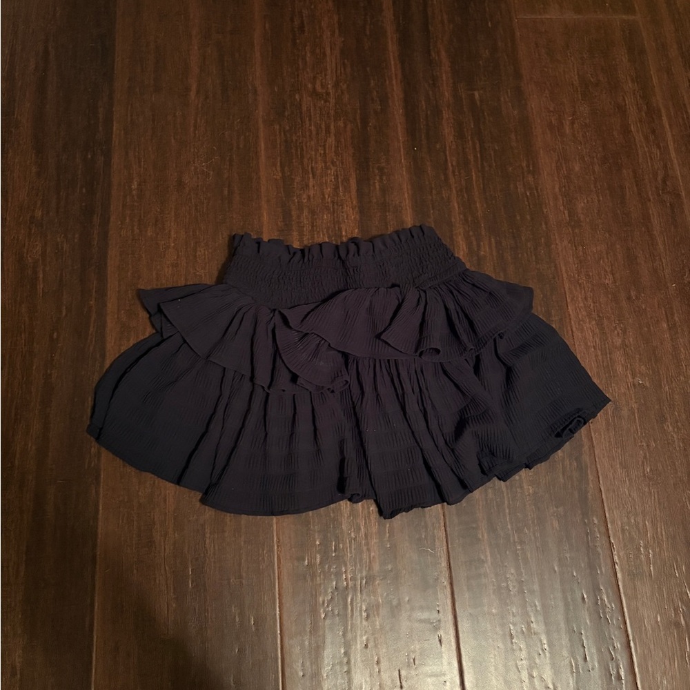Forever 21 Dark Blue Ruffled Mini Skirt